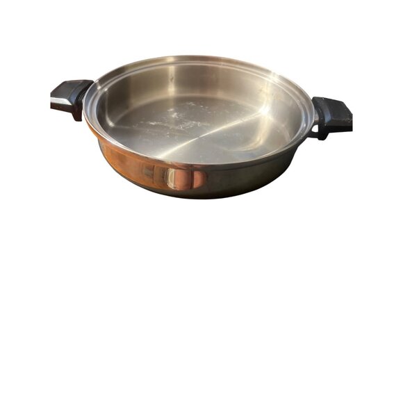 Royal Queen Multi Core 5 Ply Stainless Steel Cooking Pot Skillet 11" Cookware - Picture 1 of 5